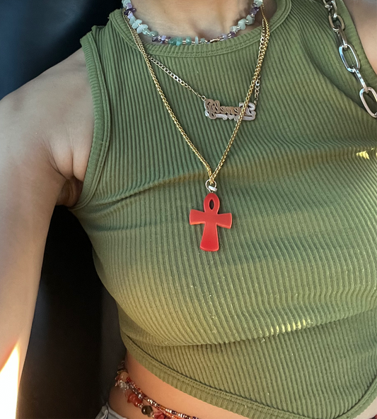 Carnelian Ankh Pendant