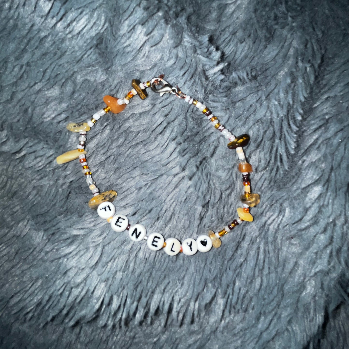 Customized name anklet