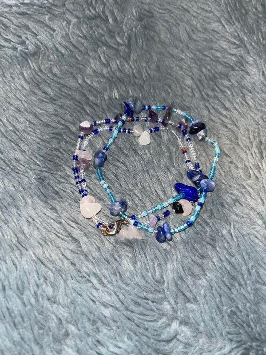 Blue Ocean Waist beads