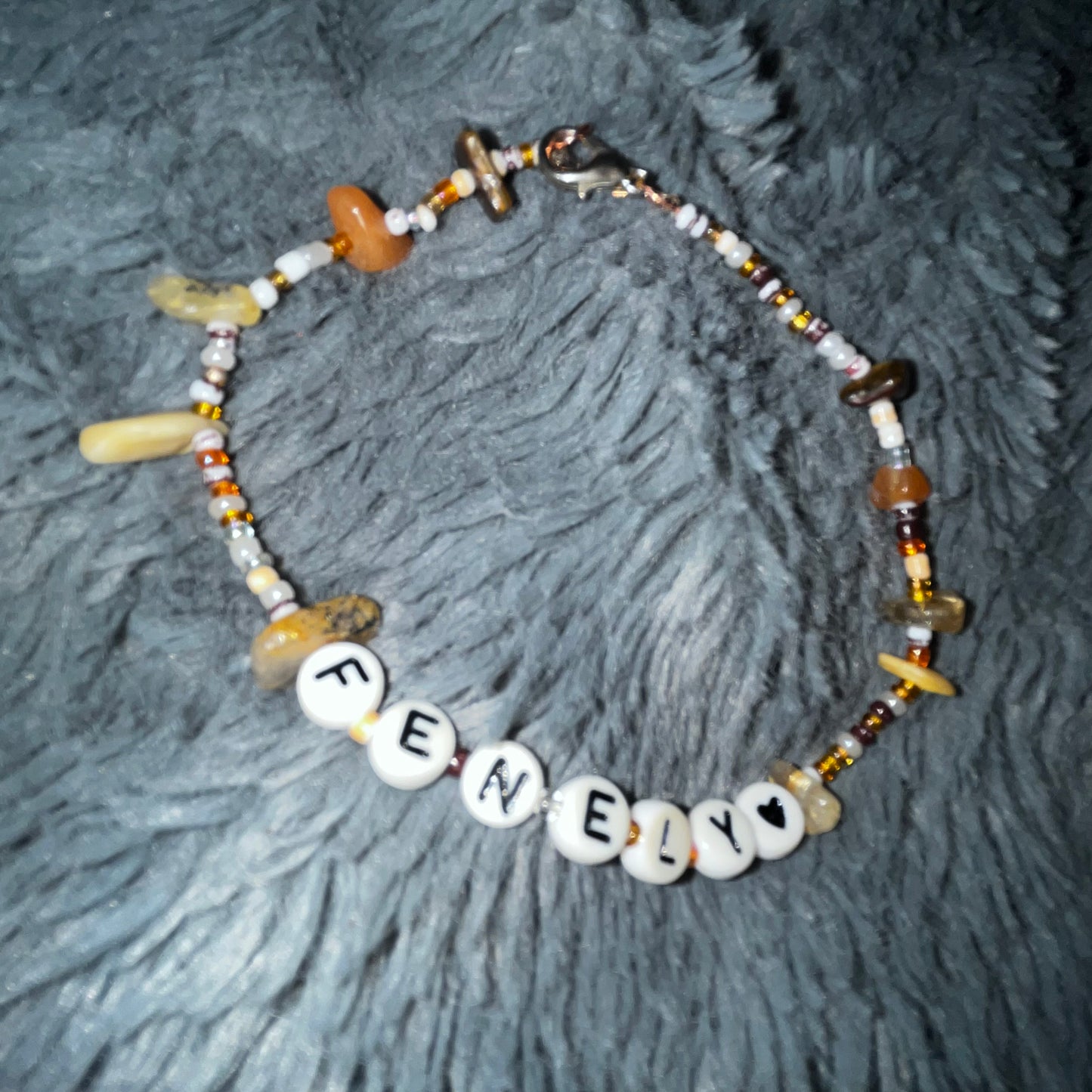 Customized name anklet